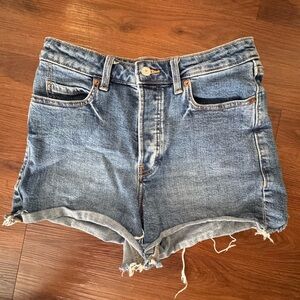 Old Navy Sky High A Line Shorts- Medium Wash